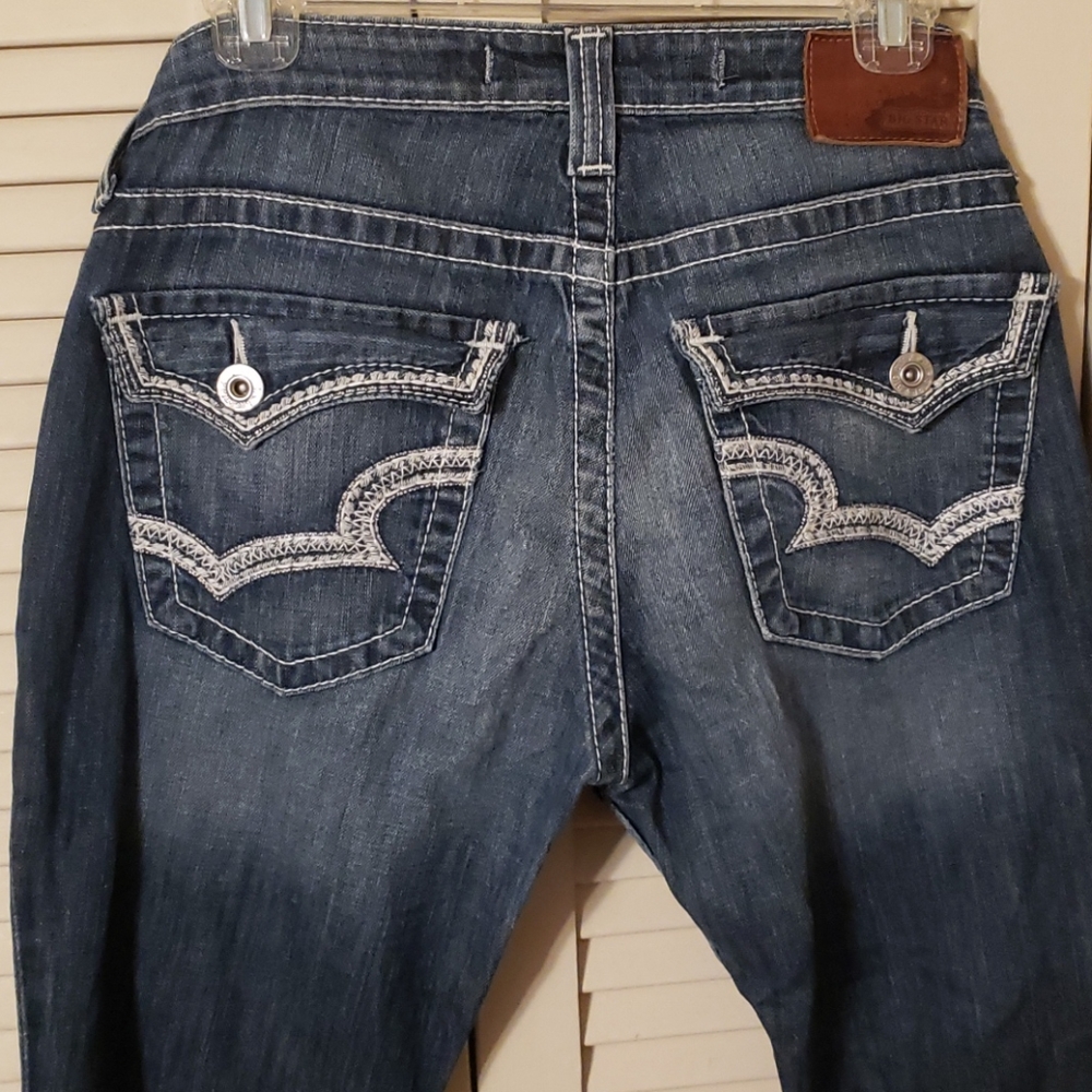 Midrise big star straight jeans
